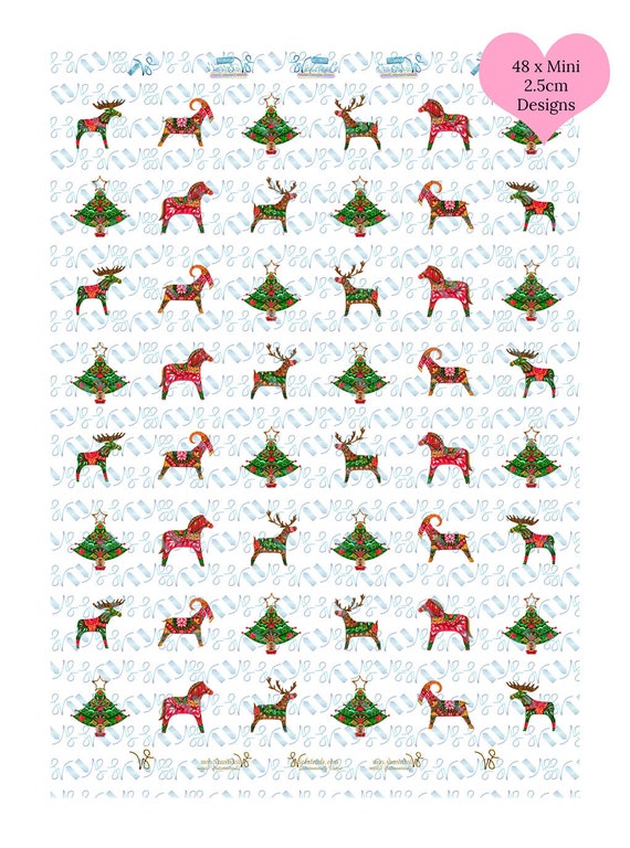 Chocolate Transfer Sheet (Christmas | Snowmen) Edible for Decorations A4  Size