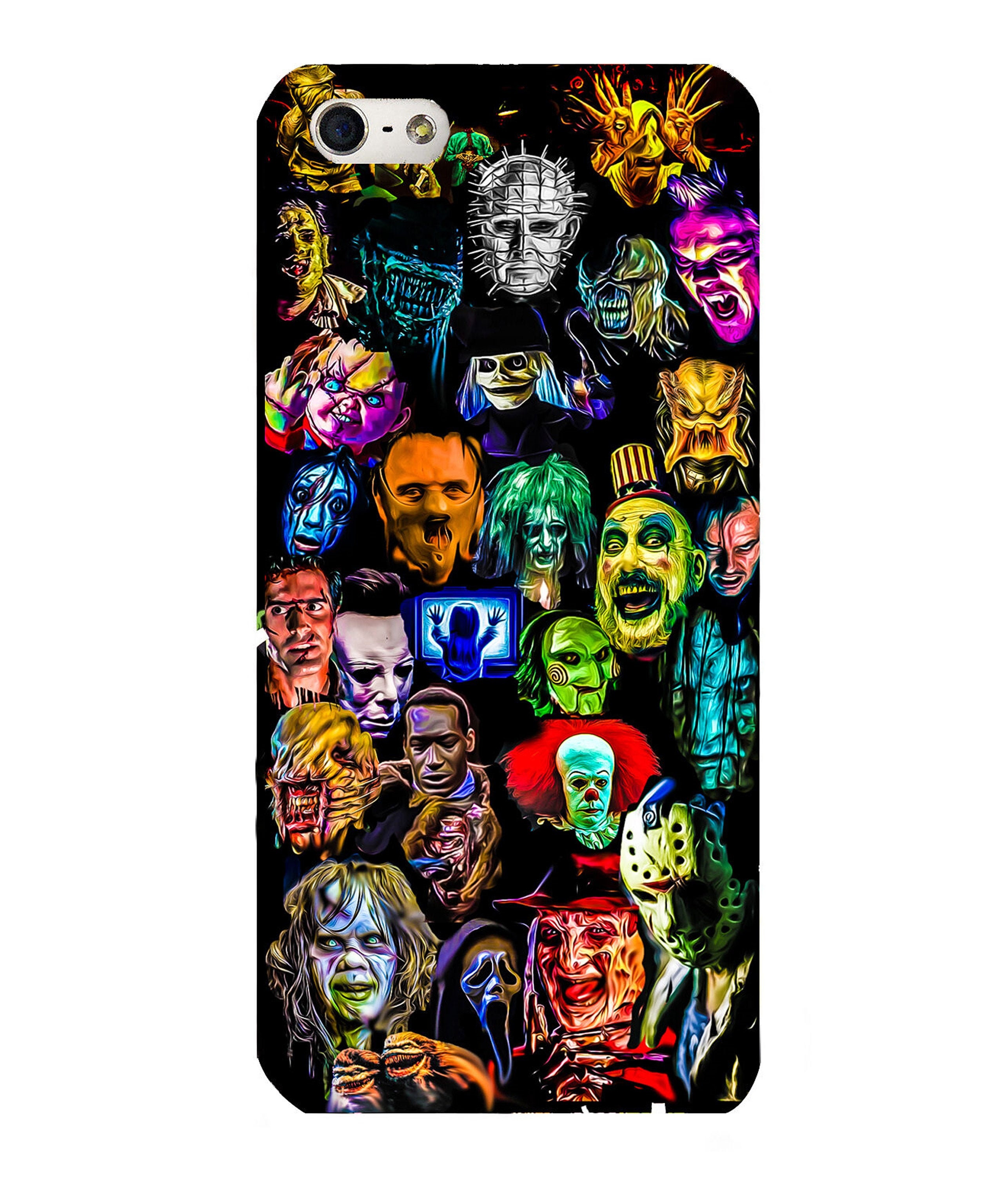 Horror iphone case classic phone case art film print pinhead Etsy