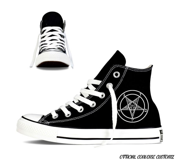 Pentagram custom printed converse high 