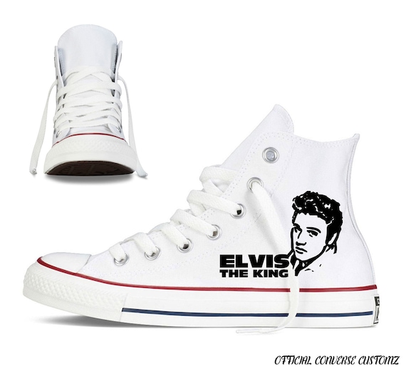 fusible Parásito el primero Elvis presley personalizado impreso converse altos tops - Etsy España