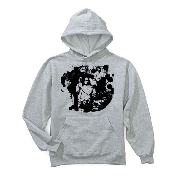 The Doors Hoodie Jim Morrison Live Lizard King Music Rock Legend Print Art