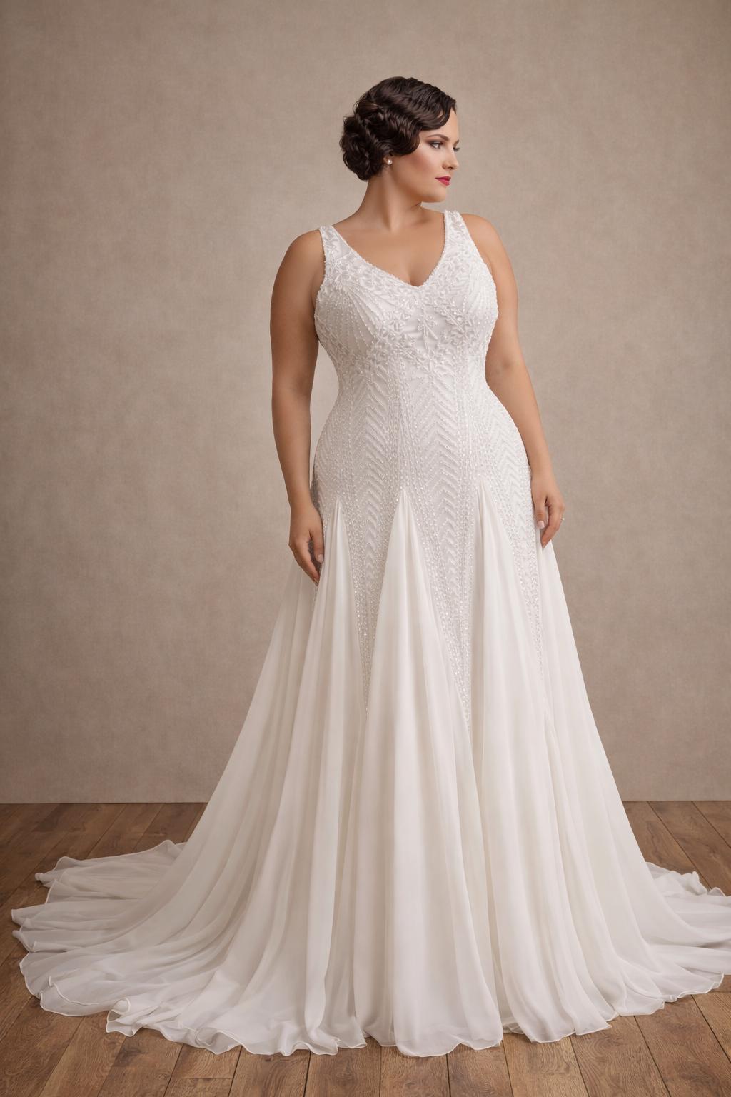 20s bridal dress Wedding Dresses from the 1920s, Part II : r/fashionhistory or through the Art Deco venue at some specially designed event? Our Muse ~ the timeless