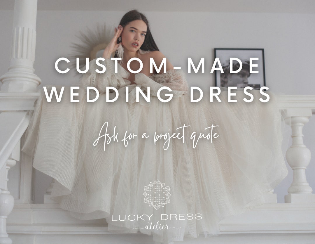 Custom-made Wedding Dresses: Boho Wedding Dress Elopement - Etsy