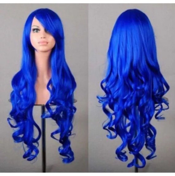 quality blue wig