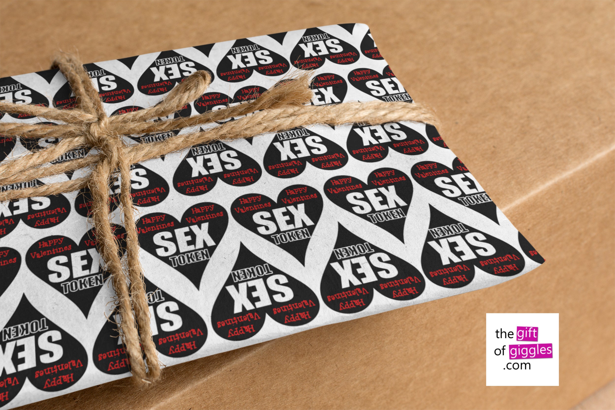 Cheeky Christmas Holiday Butts Wrapping Paper // Santa Butts Gift