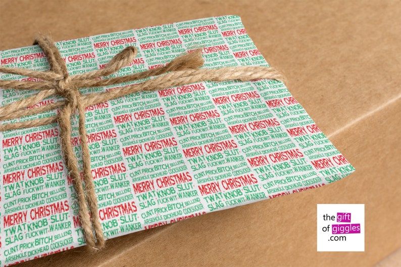 Offensive Christmas Wrapping Paper 