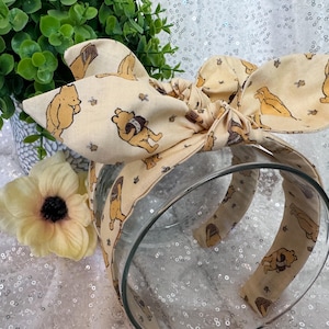 Winnie the Pooh Knotted Headband - Etsy display picture 1