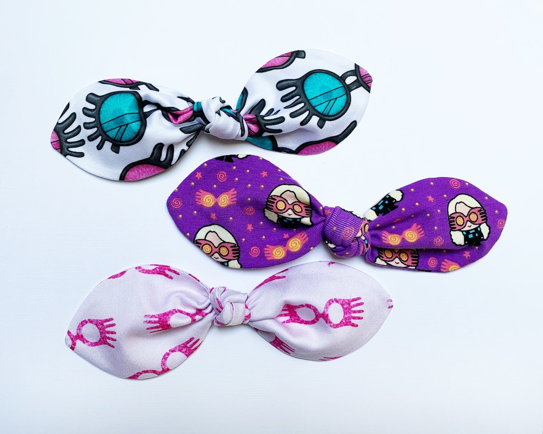 Wizard Spectacles Inspired Hair Bow: Hand-knotted Retro Top Knot, Theme ...