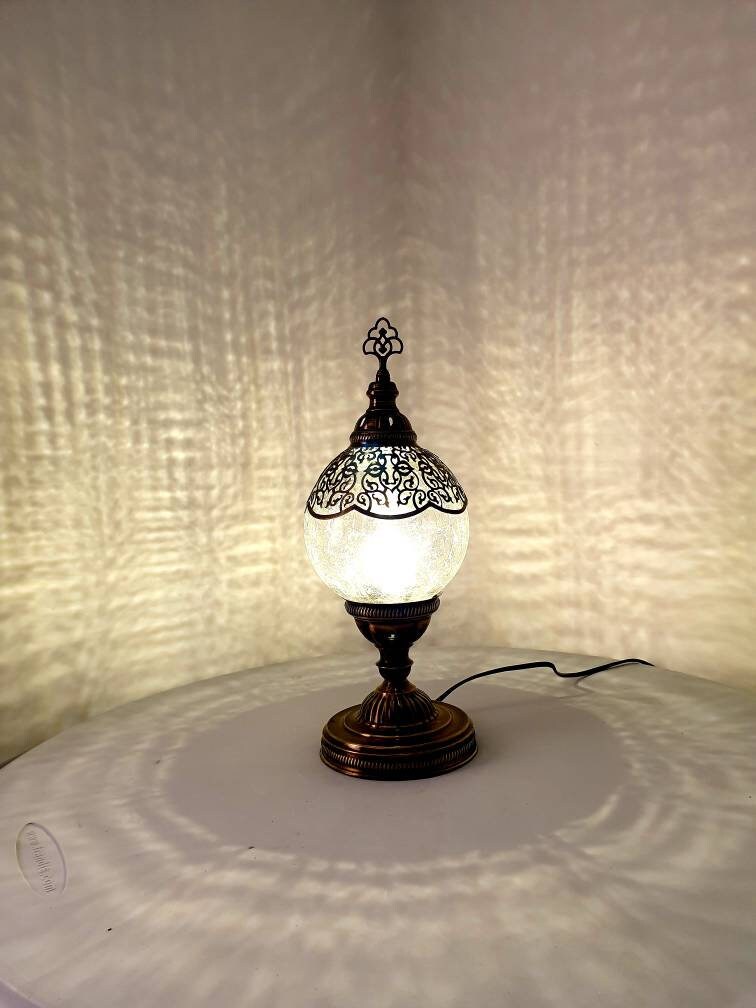 Lampe de Table Ottoman. Lampe Effet Cristal