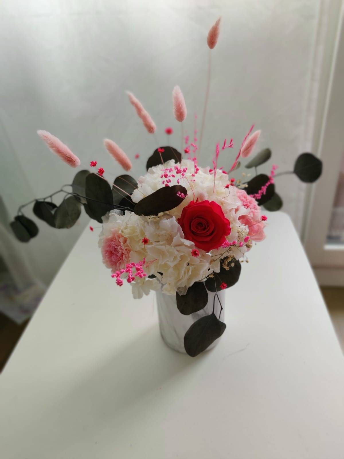 Bouquet de Fleurs Séchées et Stabilisées