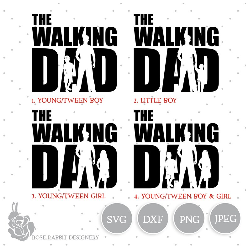 Download The Walking Dad SVG Bundle Cut File for Cricut or ...