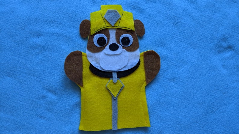 fuzzy felt paw patrol set
