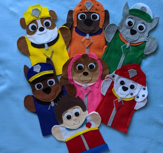 paw patrol hand puppets