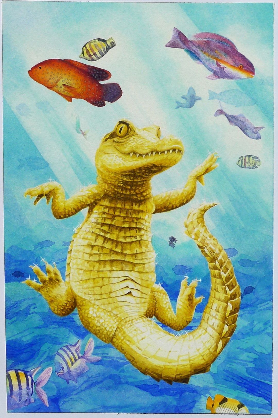 How Doth the Little Crocodile - Etsy