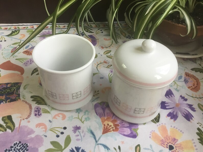 Vintage Ceramic Canisters Etsy