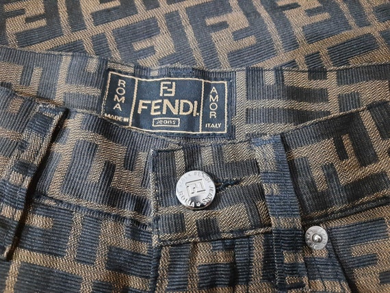 Vintage Fendi Zucca Monogram Pants - image 6