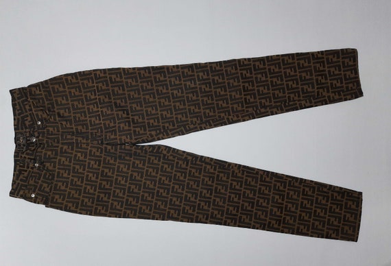 Vintage Fendi Zucca Monogram Pants - image 4