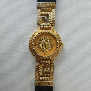 Vintage Gianni Versace Watch 7008002 09006 Goldplated G20