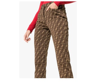 Vintage Fendi Zucca Monogram Pants