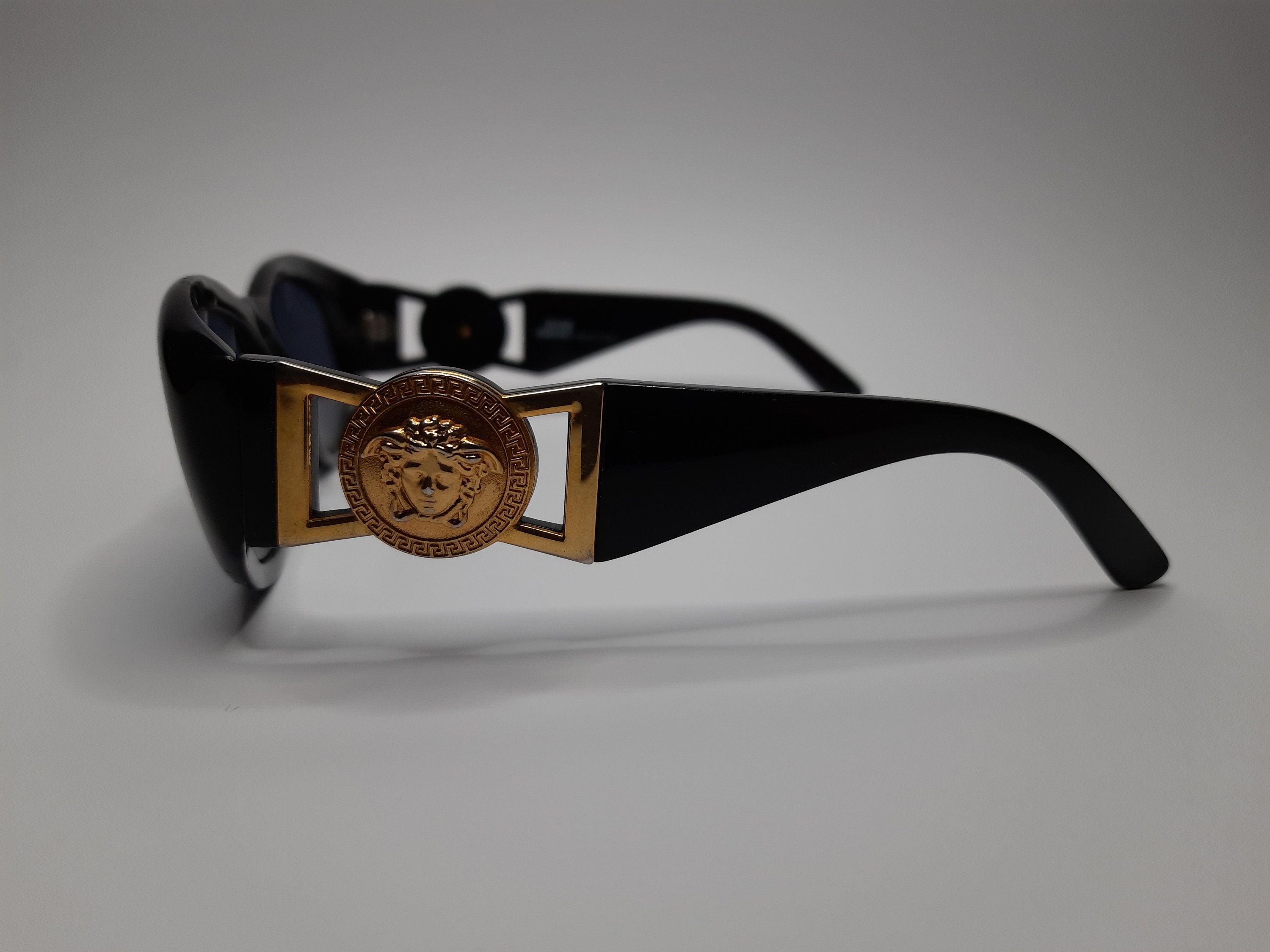 Vintage Gianni Versace Sunglasses MOD 424 COL 852 BK Notorious | Etsy