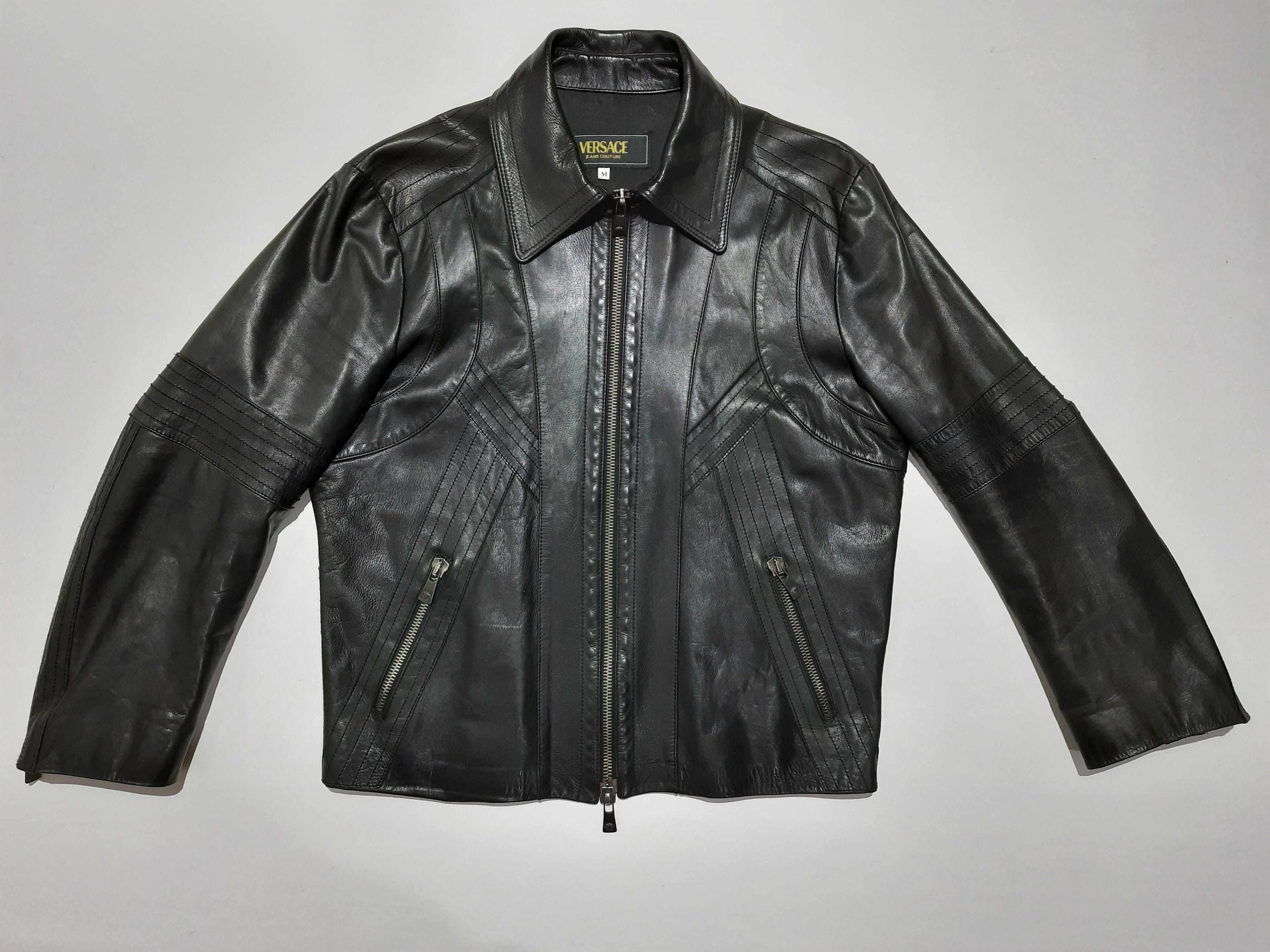 Burberry Leather Jacket - Etsy Burberry Leather Jacket - Etsy