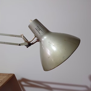 Vintage Architect Desk Lamp | 70&#39;s Industrial Lighting | Mid-century Anglepoise Light | Adjustable Table Lamp | Articulating Lamp