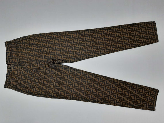 Vintage Fendi Zucca Monogram Pants - image 5