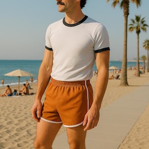 Retro shorts, vintage shorts, retro hardloopshorts, retro shorts, vintage shorts.