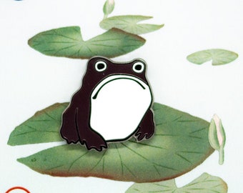 Gloomy Frog hard enamel pin badge