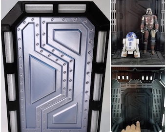 Sci-Fi Diorama Door – For 6" & 7" Figure, Neca, Black Series, Mezco
