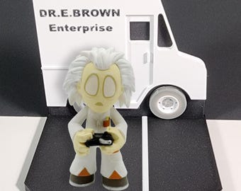 Doc Brown Funko Mystery Mini Display Diorama
