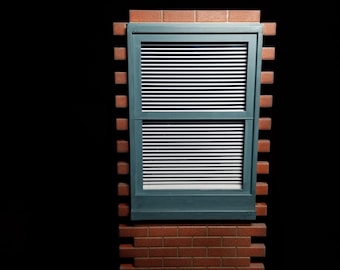Snap-In Place Window Blind Accessory for NECA Diorama Street Scene