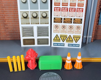 Urban Utility Street Accessories Neca Diorama And More