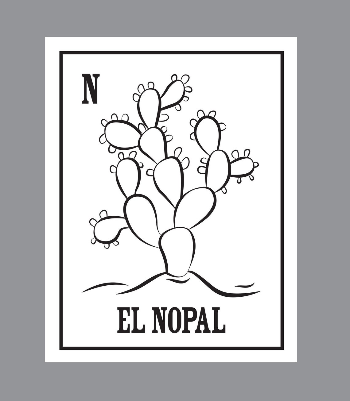 Libro para colorear de la lotería del alfabeto español - Etsy México