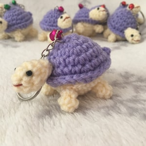 Crochet Tortoise keyring / Crochet Tortoise / Tortoise / Keyring