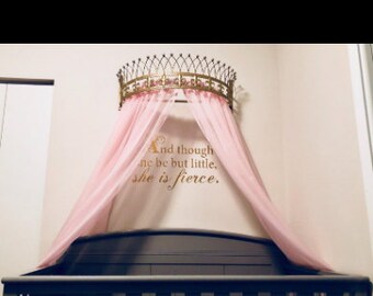 crown canopy wall decor