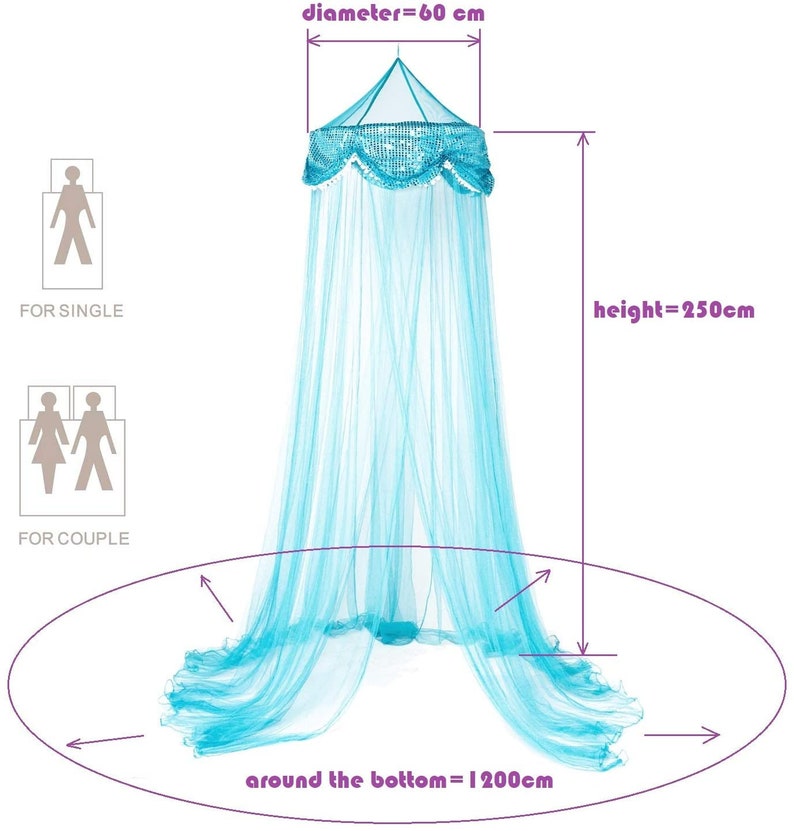 Octorose Butterfly Bed Canopy Mosquito NET Crib Twin Full Etsy