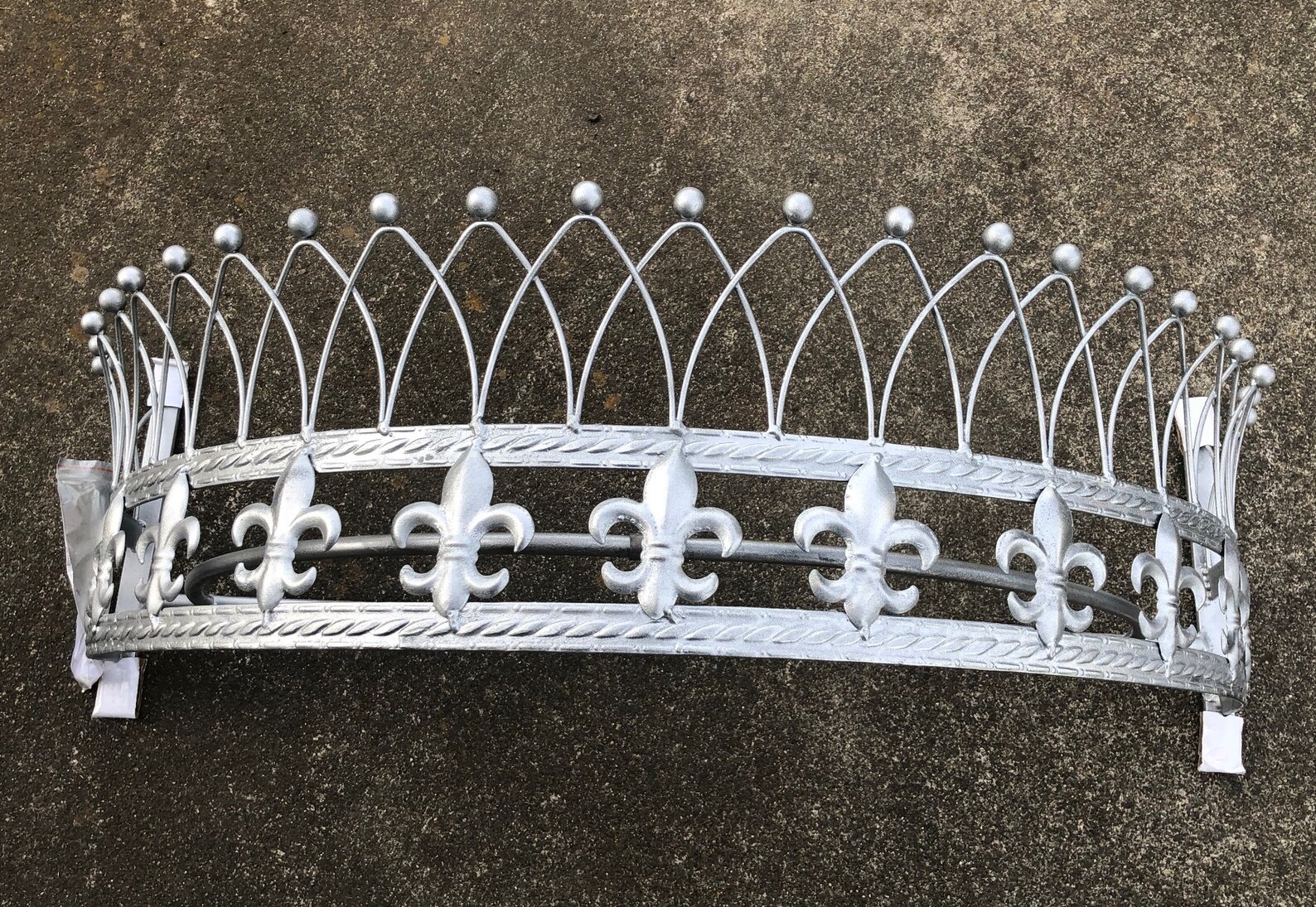 Metal Wall Teester Bed Canopy Drapery Bed Crown Hardware Etsy