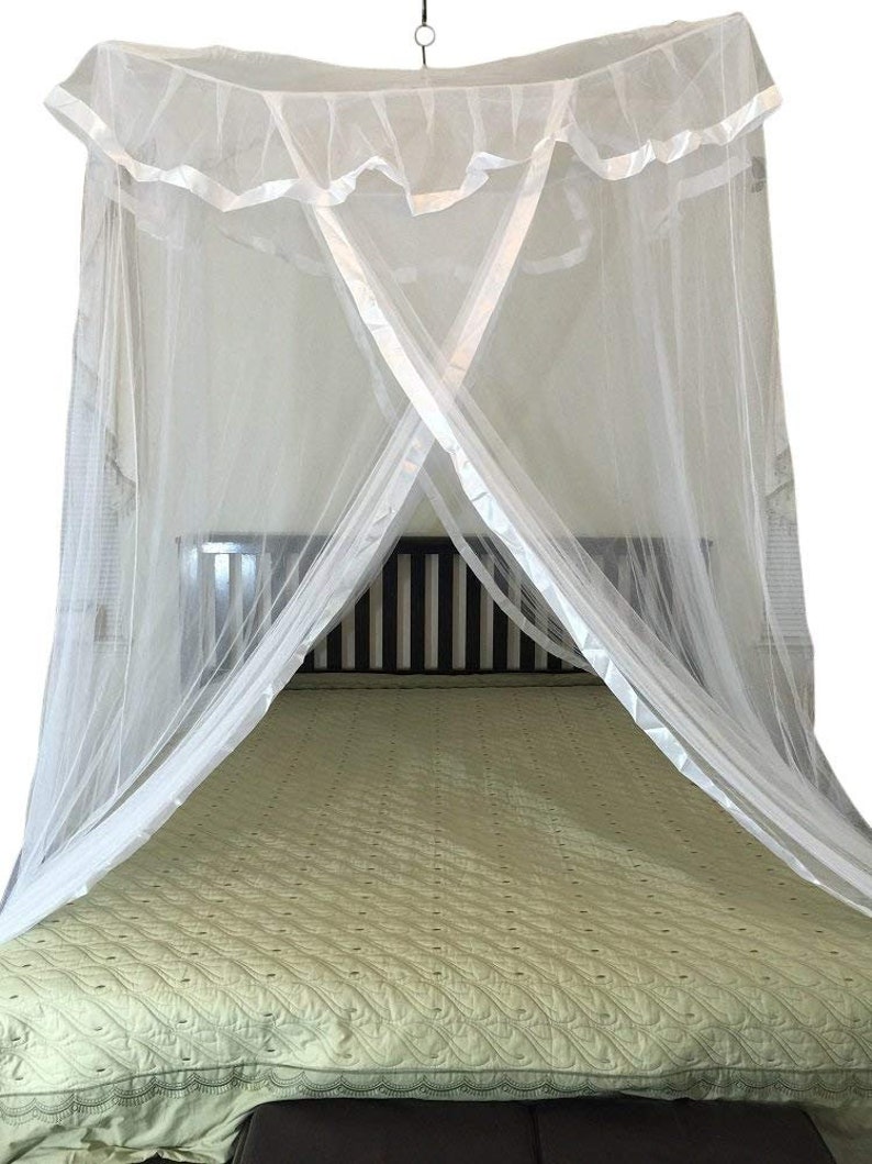 Octorose Top Hanging Bed Canopy Mosquito Insect Netting Fit Etsy