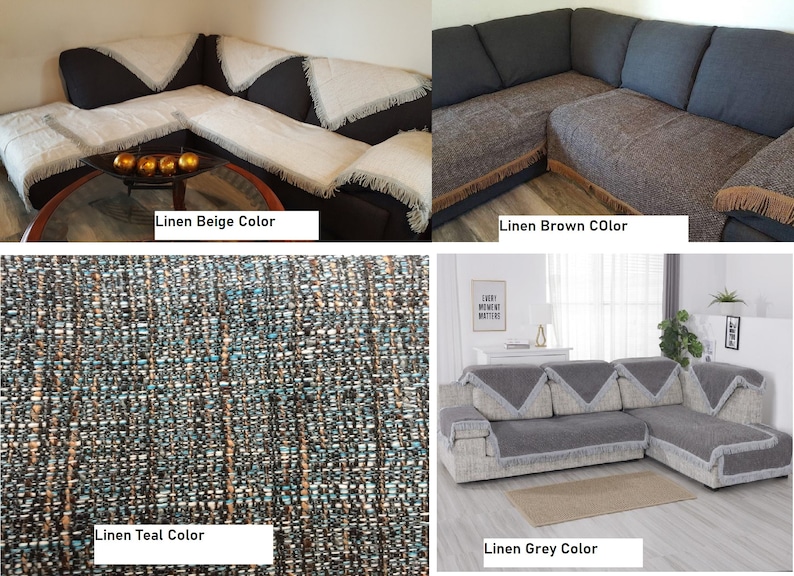 Any Type Sofa Cover Sectional Corner Couch Slipcover Sofa Etsy