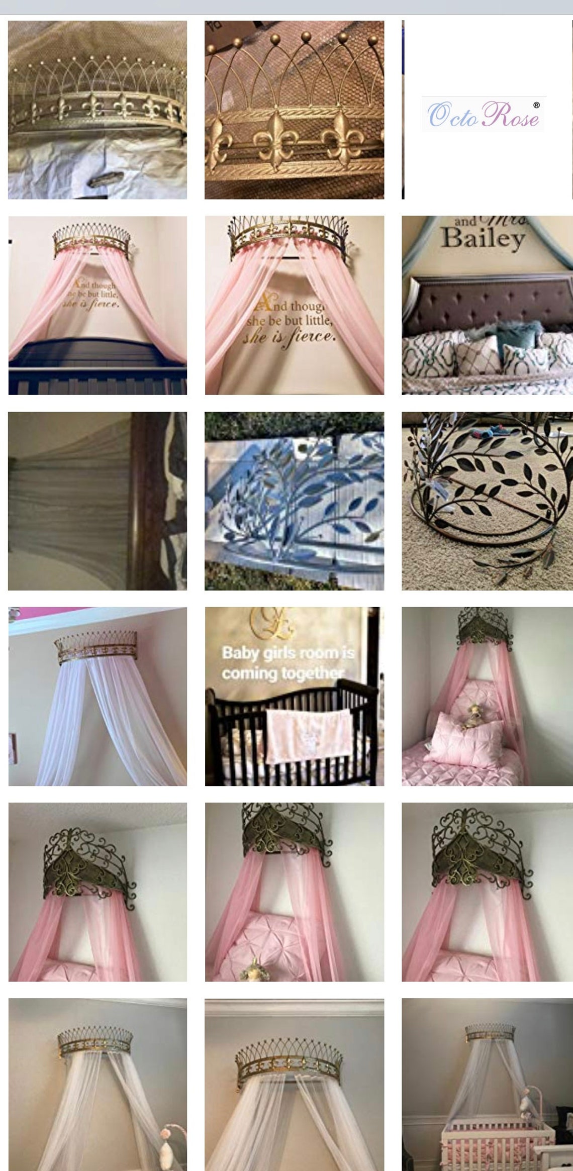 Metal Wall Teester Bed Canopy Drapery Bed Crown Hardware Etsy