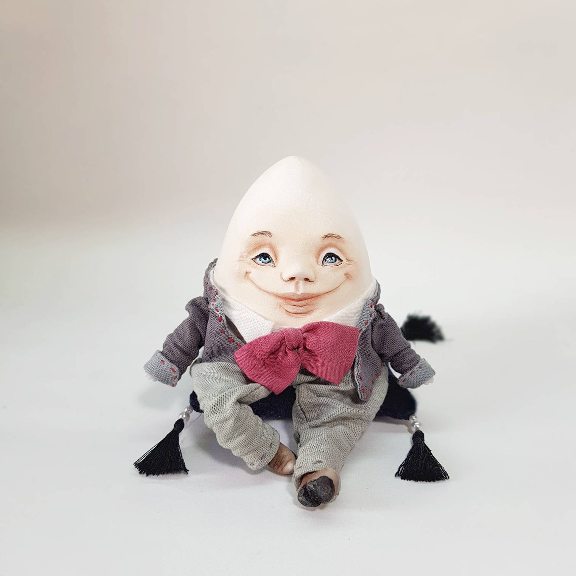 Humpty Dumpty is a handmade doll. Made to order Clay doll s Etsy