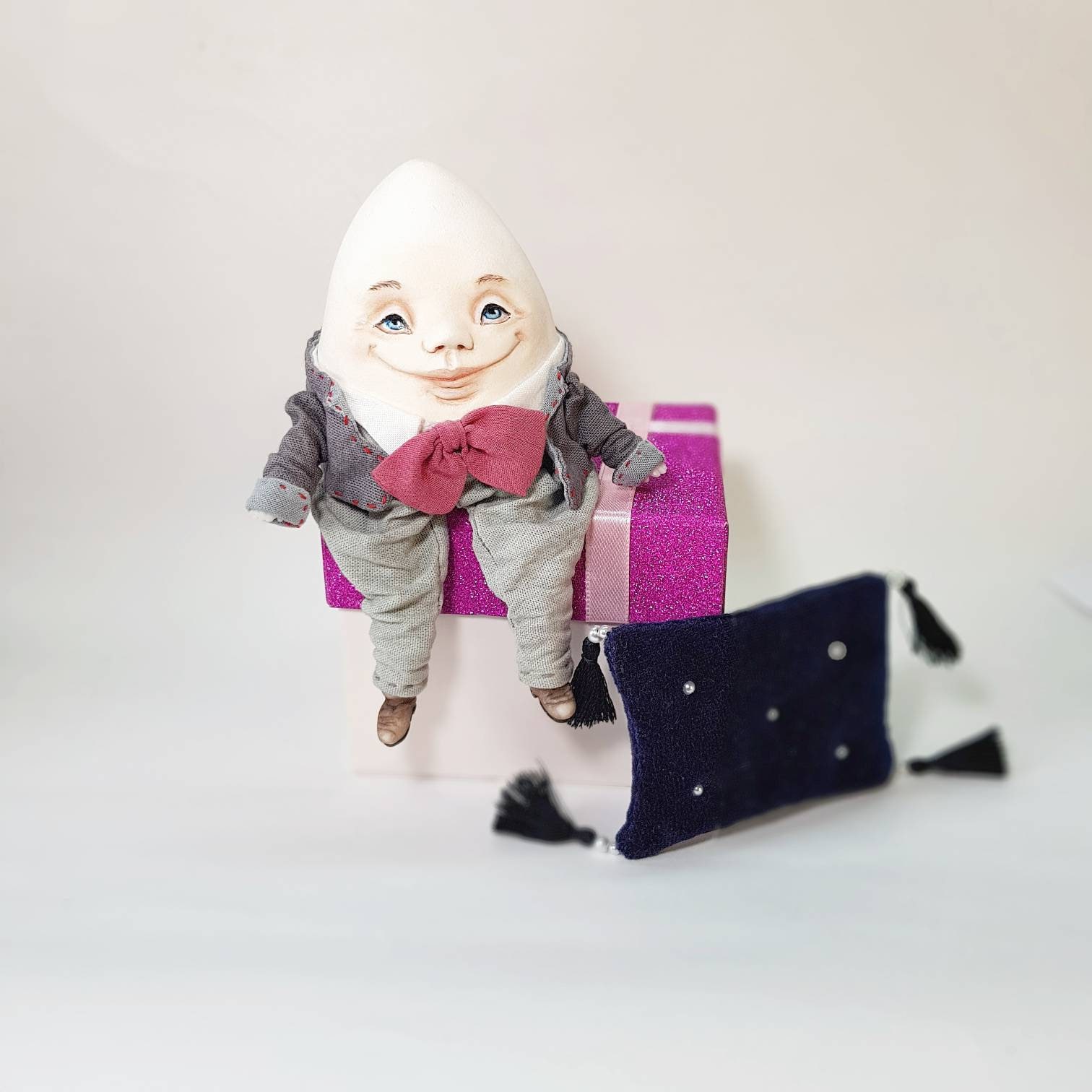 Humpty Dumpty is a handmade doll. Made to order Clay doll s Etsy