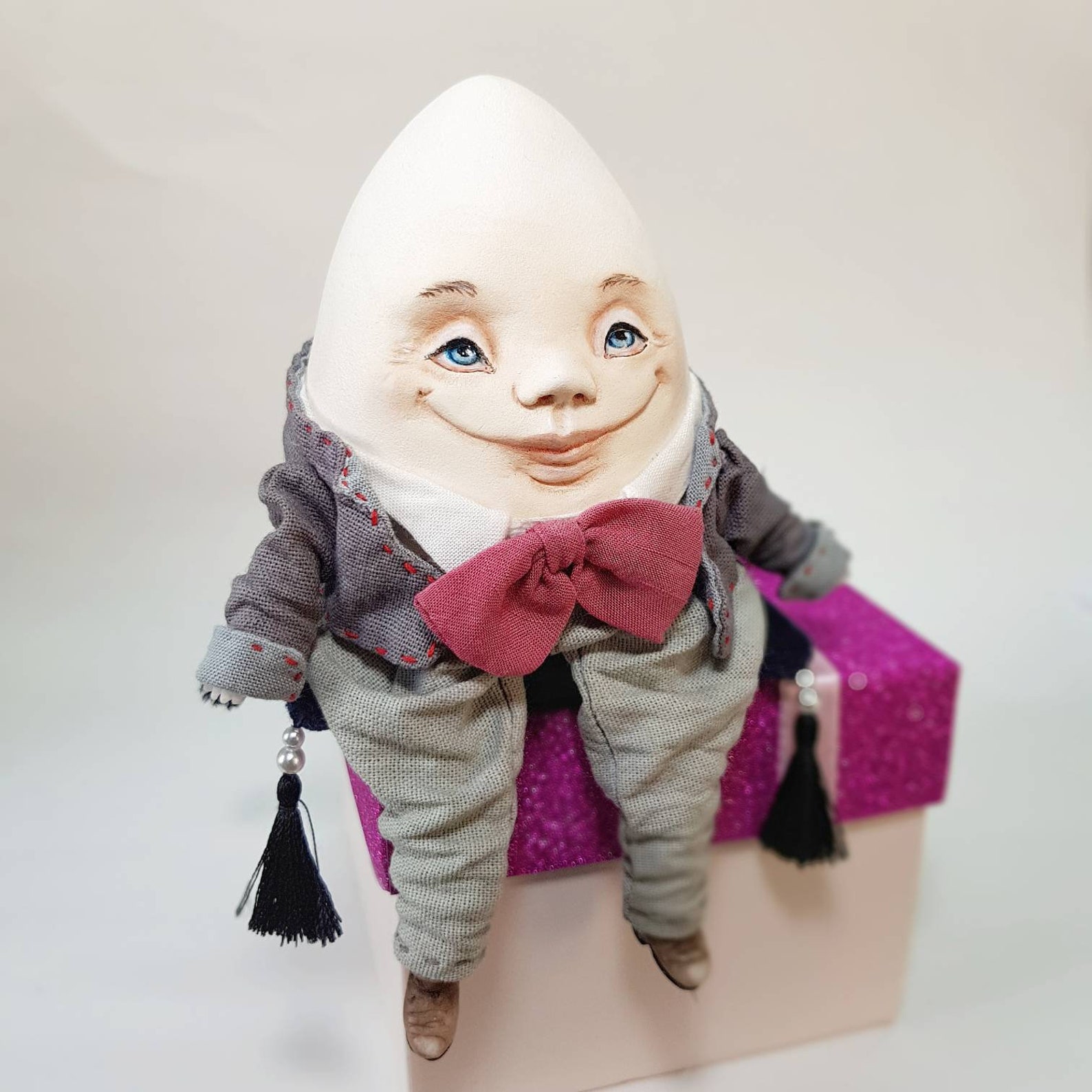 Humpty Dumpty is a handmade doll. Made to order Clay doll s Etsy