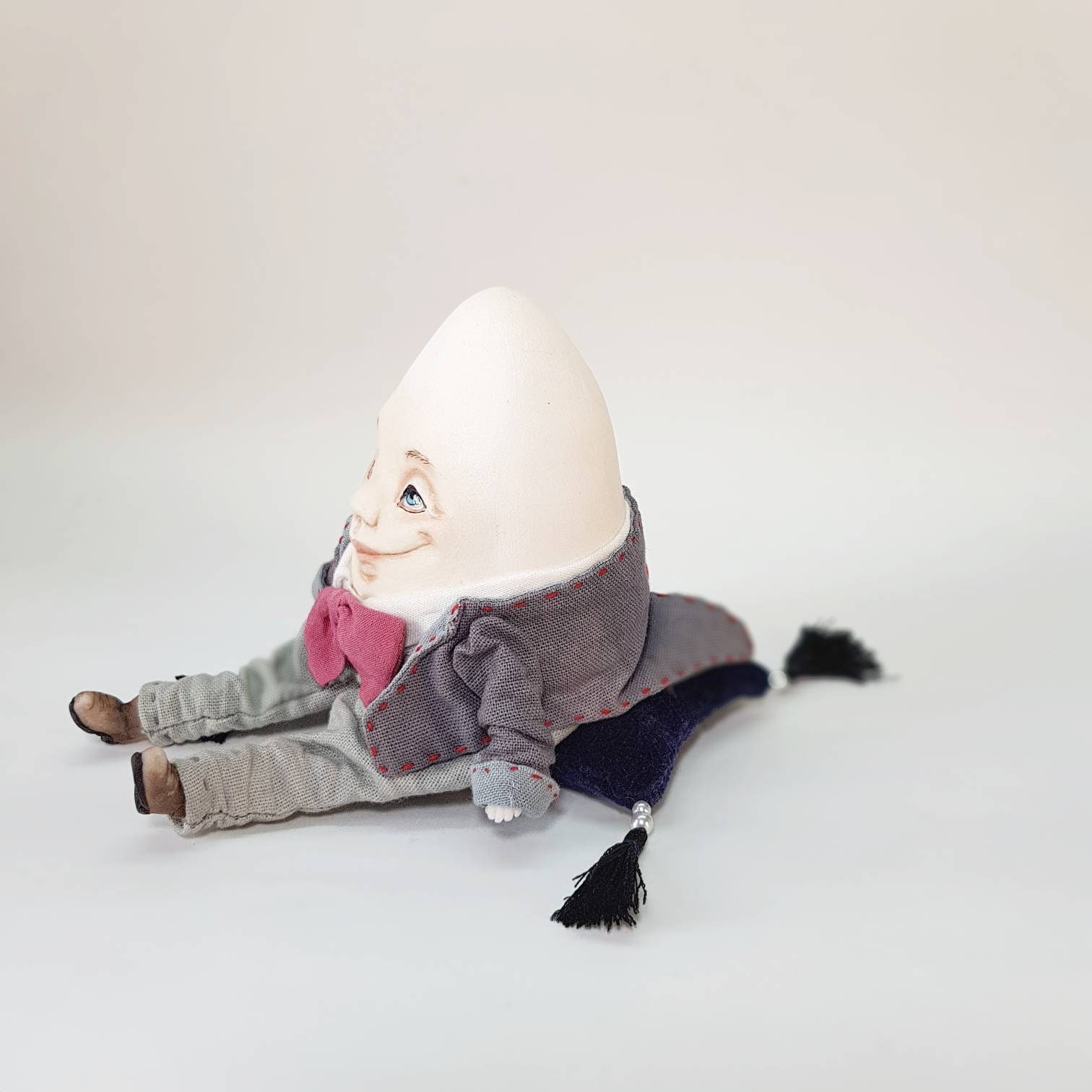 Humpty Dumpty is a handmade doll. Made to order Clay doll s Etsy