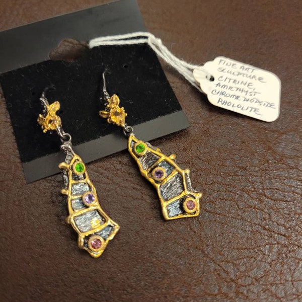 Fine Art Earrings Etsy