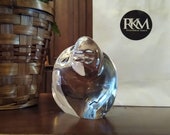 Handmade Hoya Crystal Gorilla by Neil Cohen- Signed. MINT Condition
