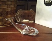 MINT Baccarat Crystal North Pacific Blue Whale- Signed French Crystal