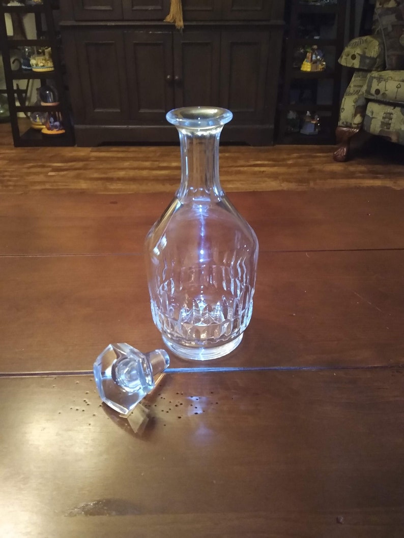 Baccarat Canterbury Decanter Signed NICE Etsy