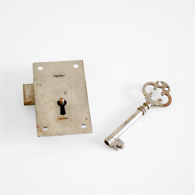 Vintage Lock with Key Eagle Lock Co. Left or Right Etsy